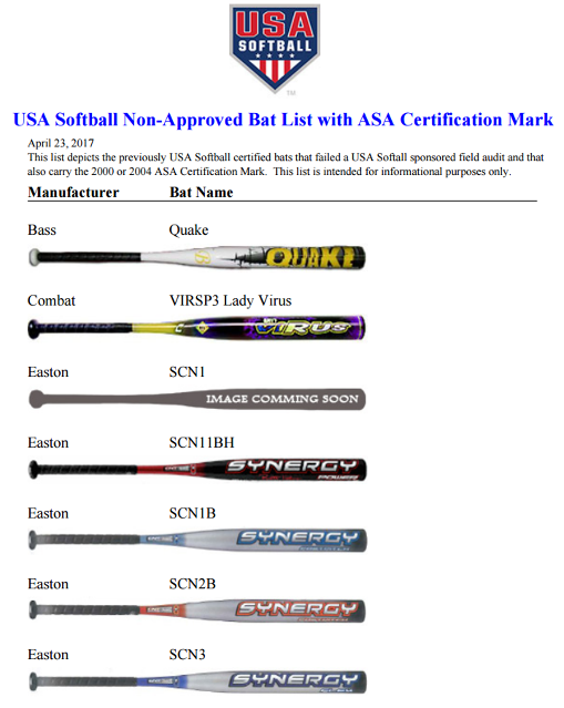 Bat List & Certification