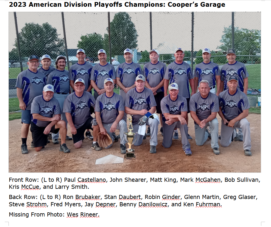 Team Photos of Playoff Champions